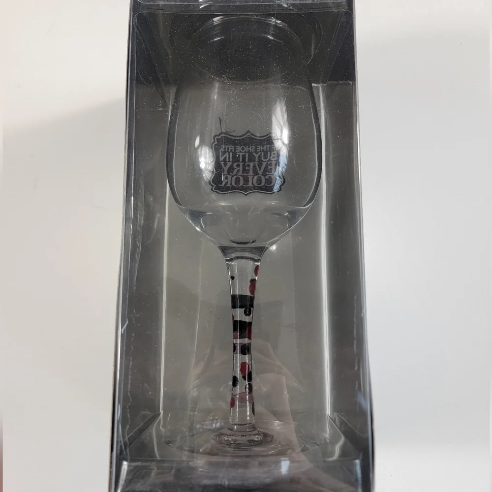 Novelty Shoeaholic Wine Glass If the Shoe Fits Buy It In Every Color gift idea